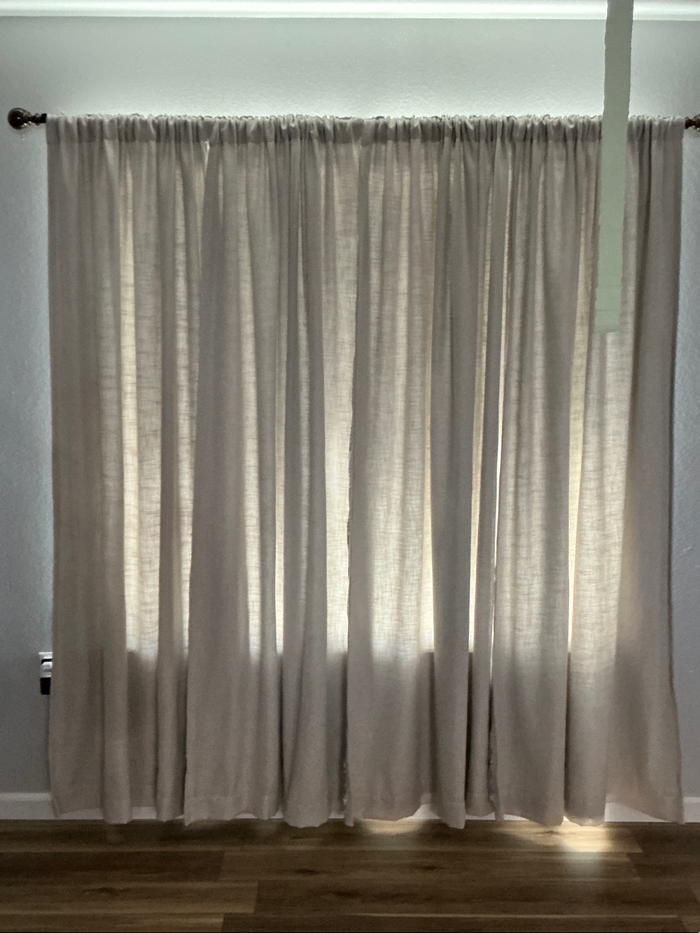 Better Homes And Gardens beige curtains panels  (4 panels 50x84)